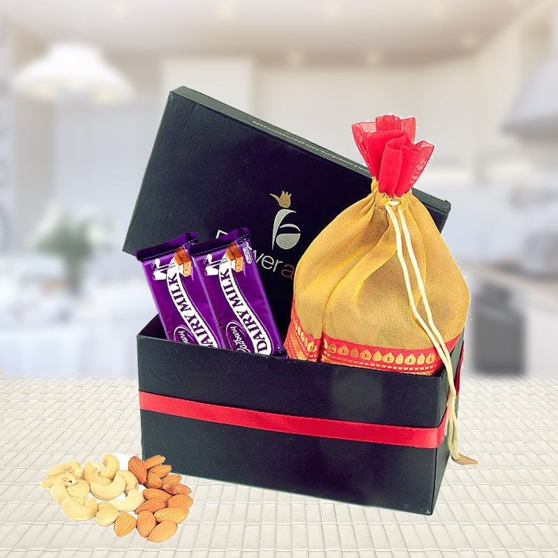MIX DRY FRUIT-CHOCOLATE GIFT BOX